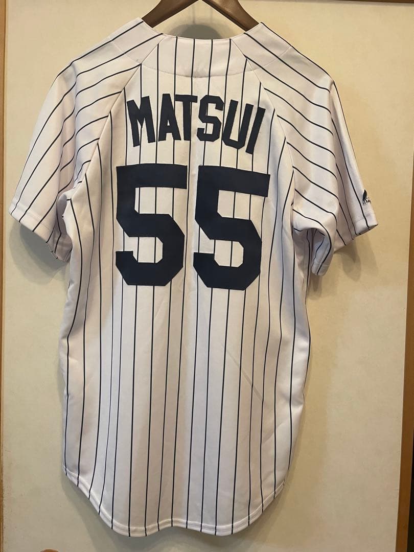 ［新品］ 正規品　ニューヨーク・ヤンキース 松井 秀喜55番 ユニフォームニュー