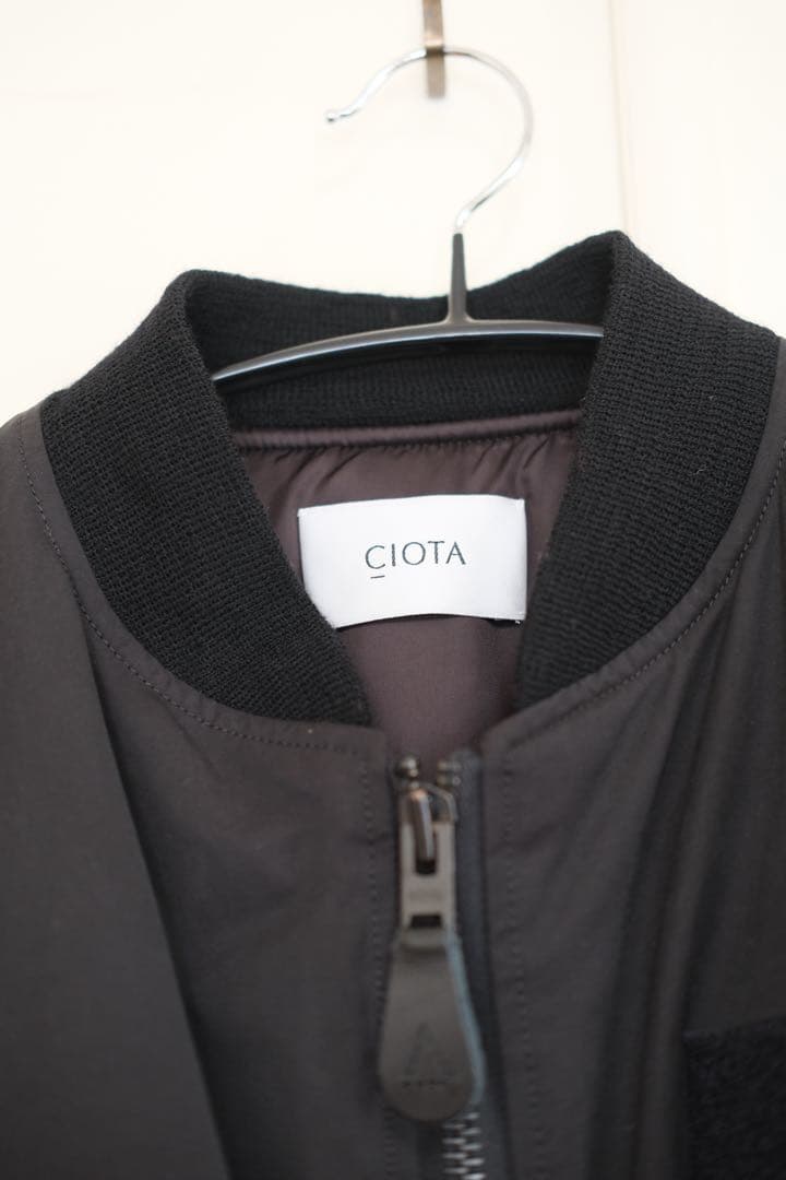 ジャケット・アウター CIOTA MA-1 Flight Jacket 5 BLACK