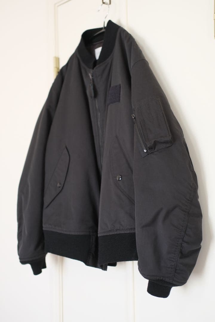 ジャケット・アウター CIOTA MA-1 Flight Jacket 5 BLACK