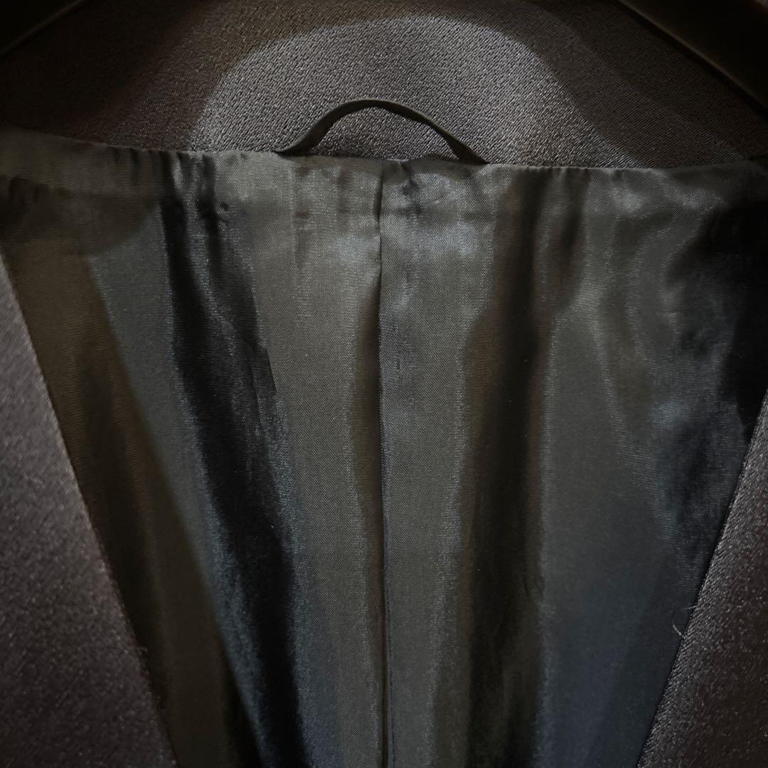 ANAYIネイビー ノーカラージャケット