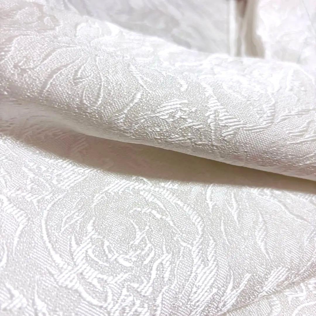 【新品】お宮参り 着物 産着 襦袢付 スタイ 帽子 純白 男の子 女の子 兼用