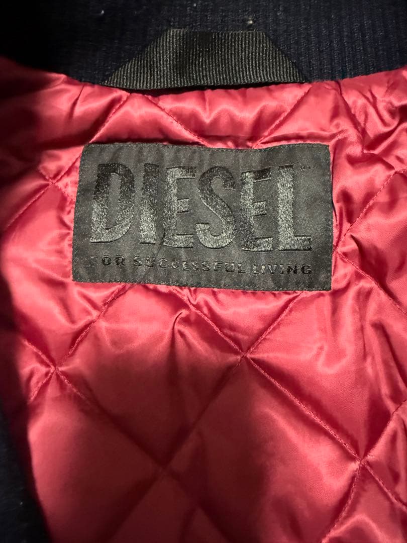 【期間限定】レア品diesel スタジャン ブラック XSサイズ