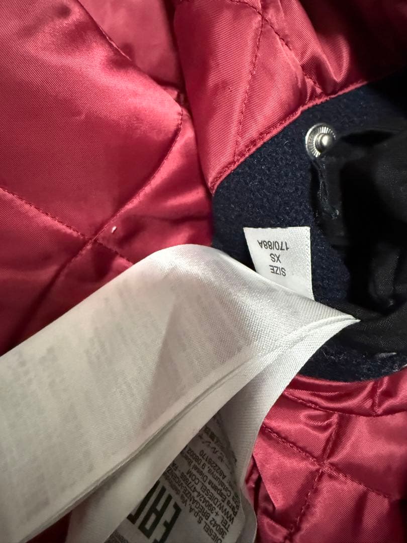 【期間限定】レア品diesel スタジャン ブラック XSサイズ