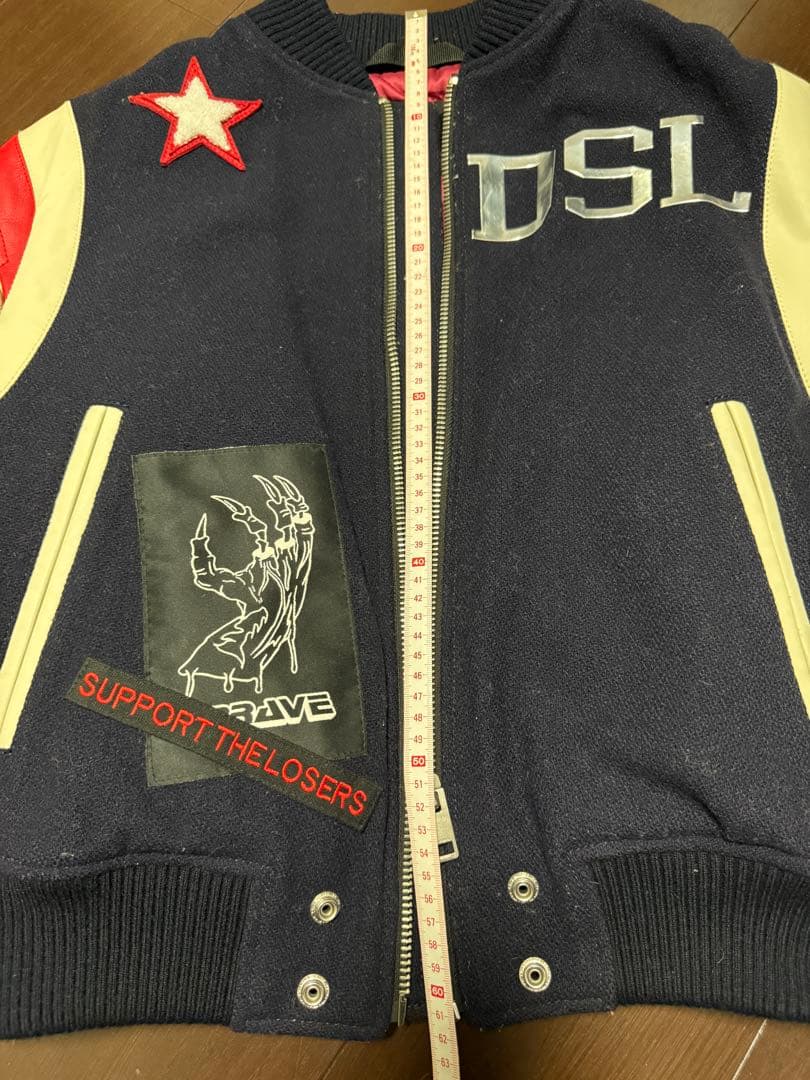 【期間限定】レア品diesel スタジャン ブラック XSサイズ