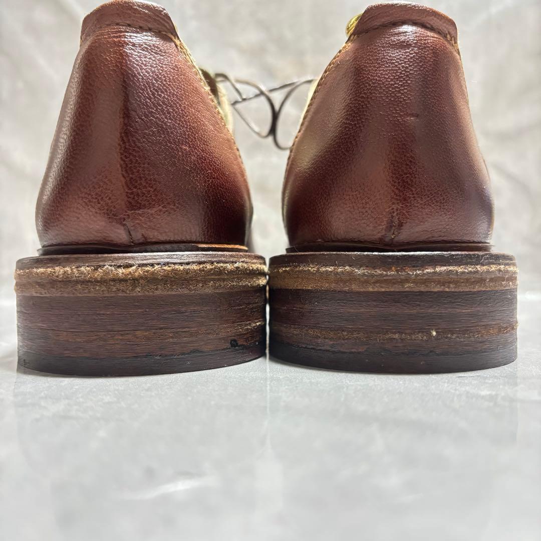 【新品未使用】BUTTERO ドレスシューズ 27cm レザー キャンバス