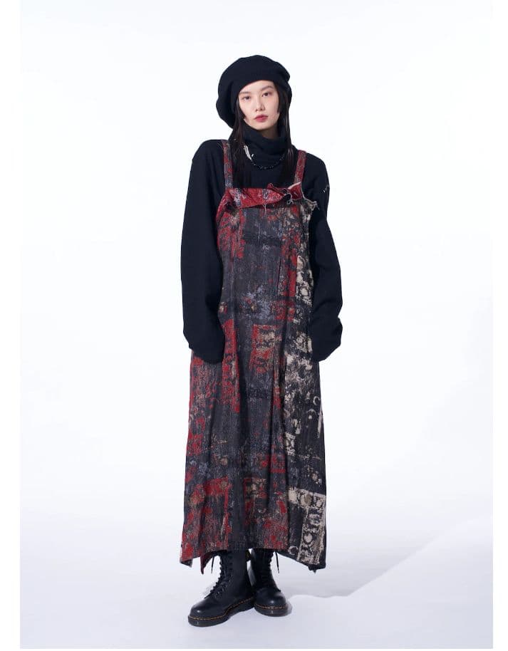 S'TYE 24AWジャガードワンピース　GroundY　Y's　ヨウジヤマモト