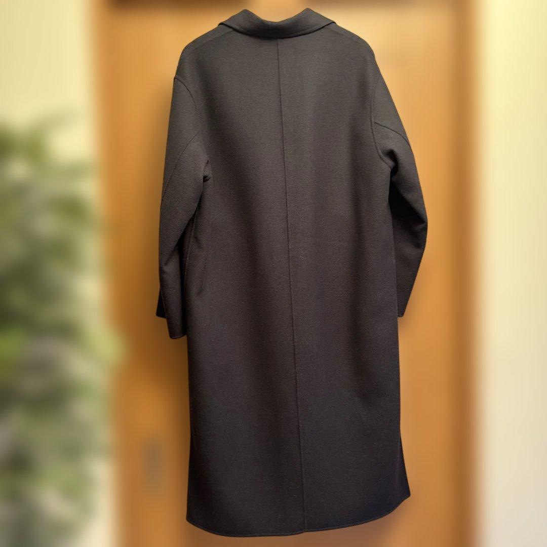 SLOBE IENA ダブルフェイスチェスターコートネイビー38