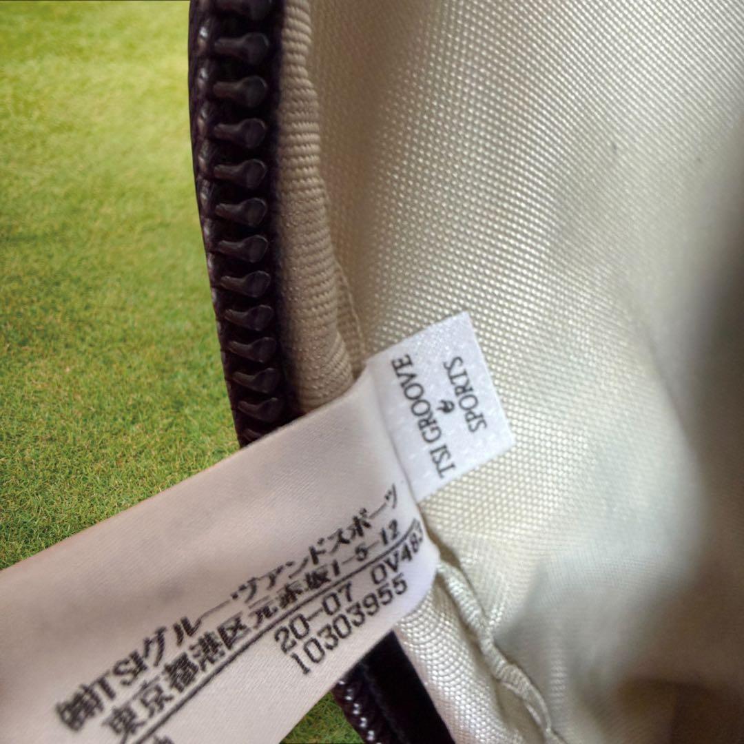 美品　パーリーゲイツ　キャディバッグ　ショルダー式　スタンド式　軽量　白　黒