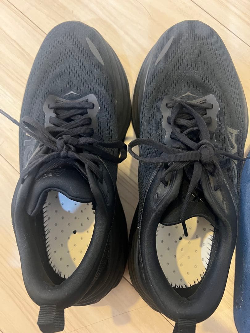 HOKA Bondi 8 ブラック シューズ 25.5