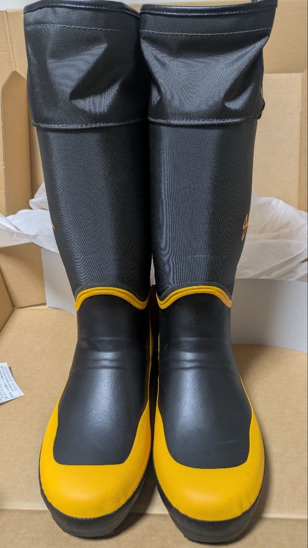 【未使用品】22SG サプラー2 ブラック 26cm 林業用 スパイク付 長靴