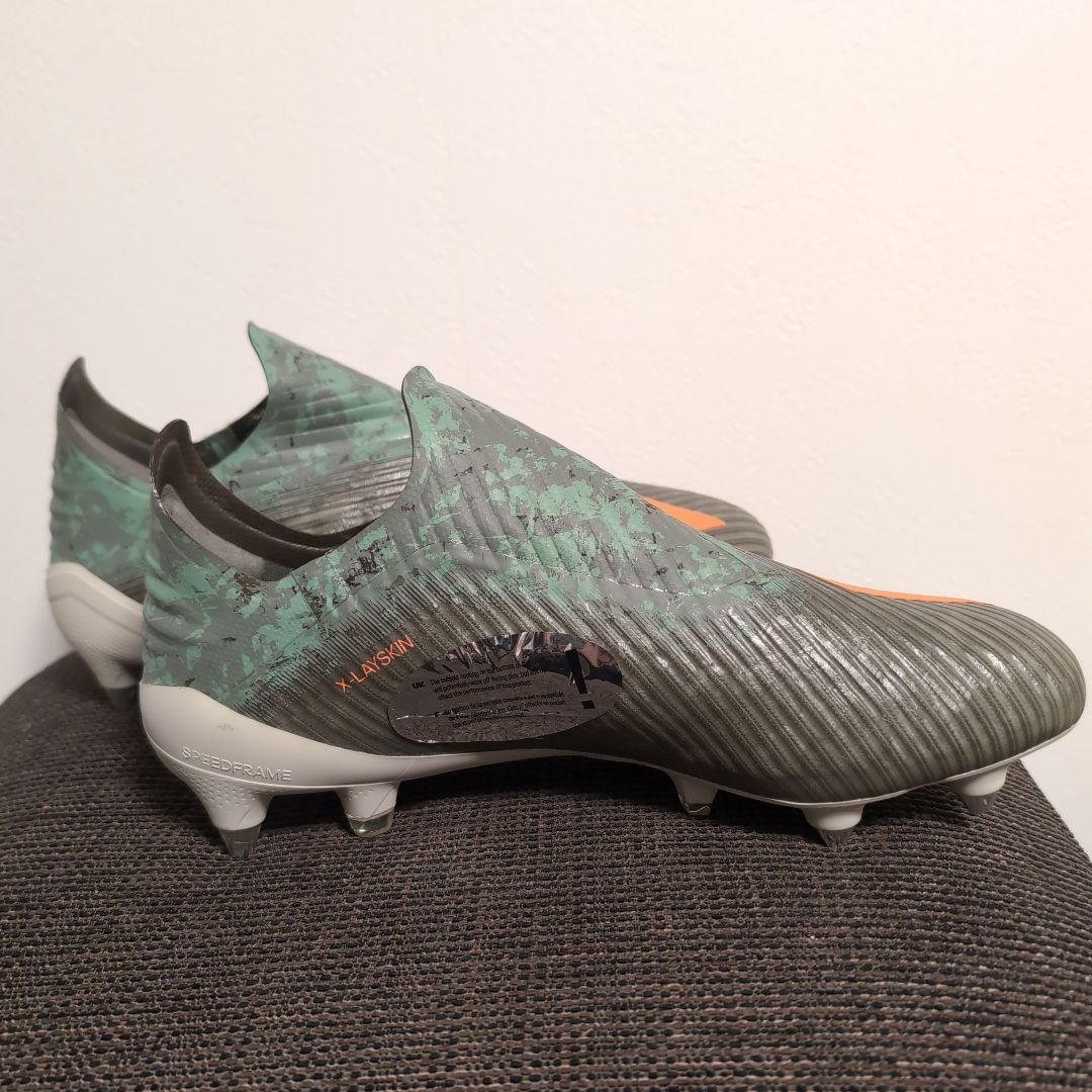 アディダス エックス 19+ FG(グリーン×オレンジ)