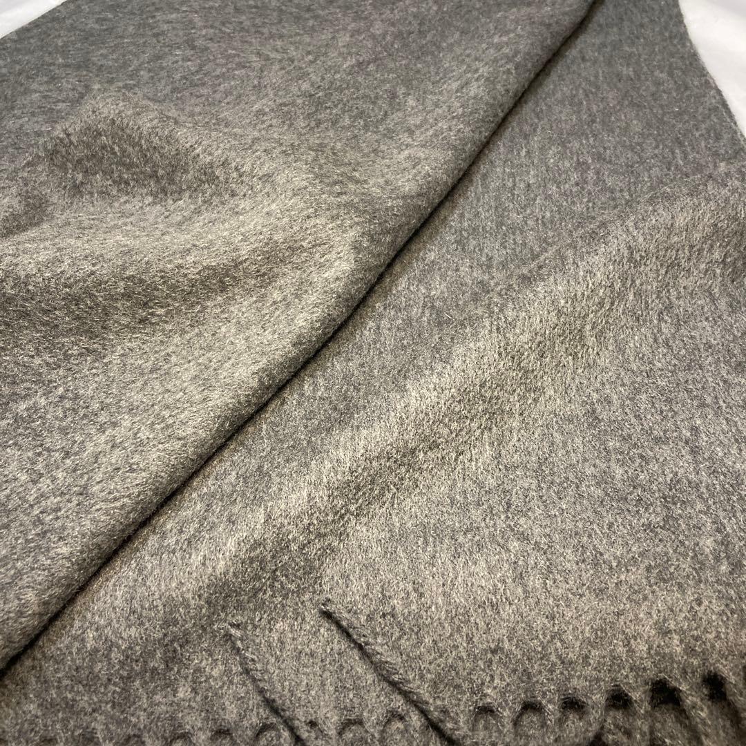専用 ジョンストンズ カシミヤ100％ 大判ストール ミッドグレー 国内正規品