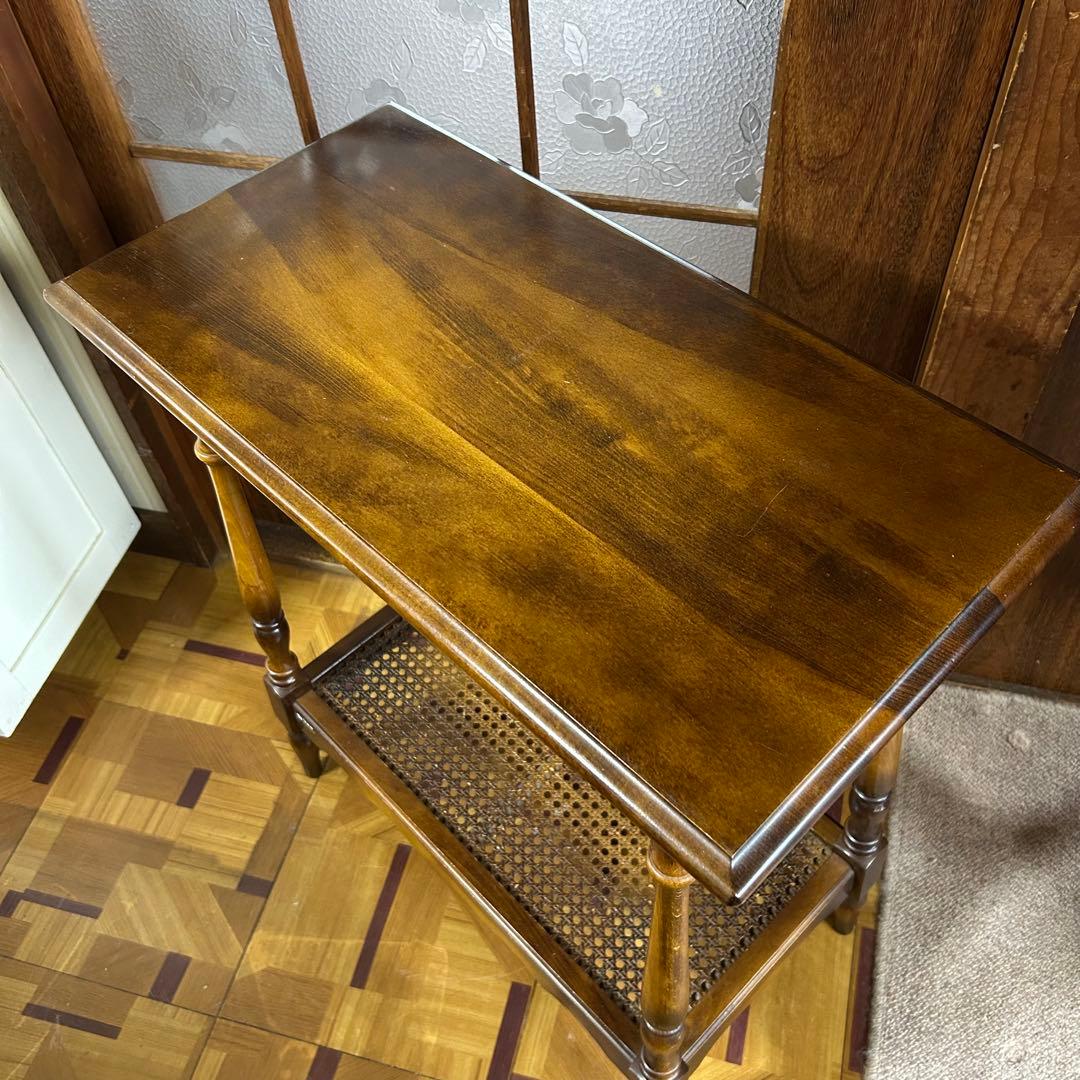 カリモク 花台 鉢台 電話台