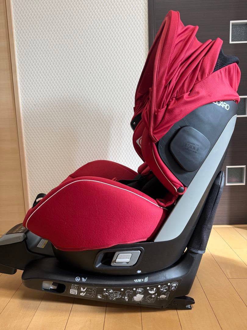 RECAROレカロ　ゼロワン　車用チャイルドシート レッド　新生児対応