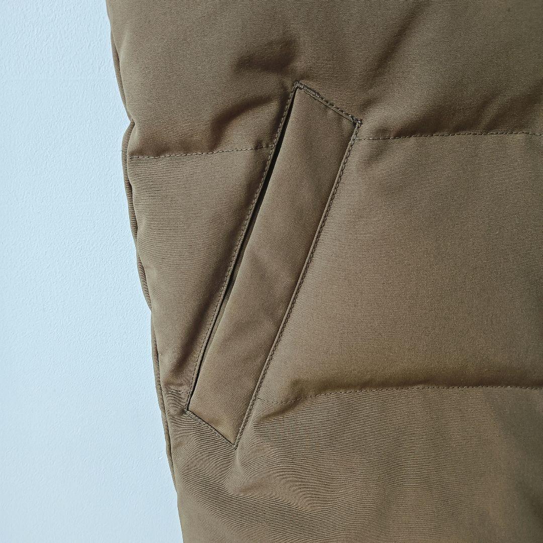 【美品】DANTON ダウンベスト キャメル ダントン メンズ 38