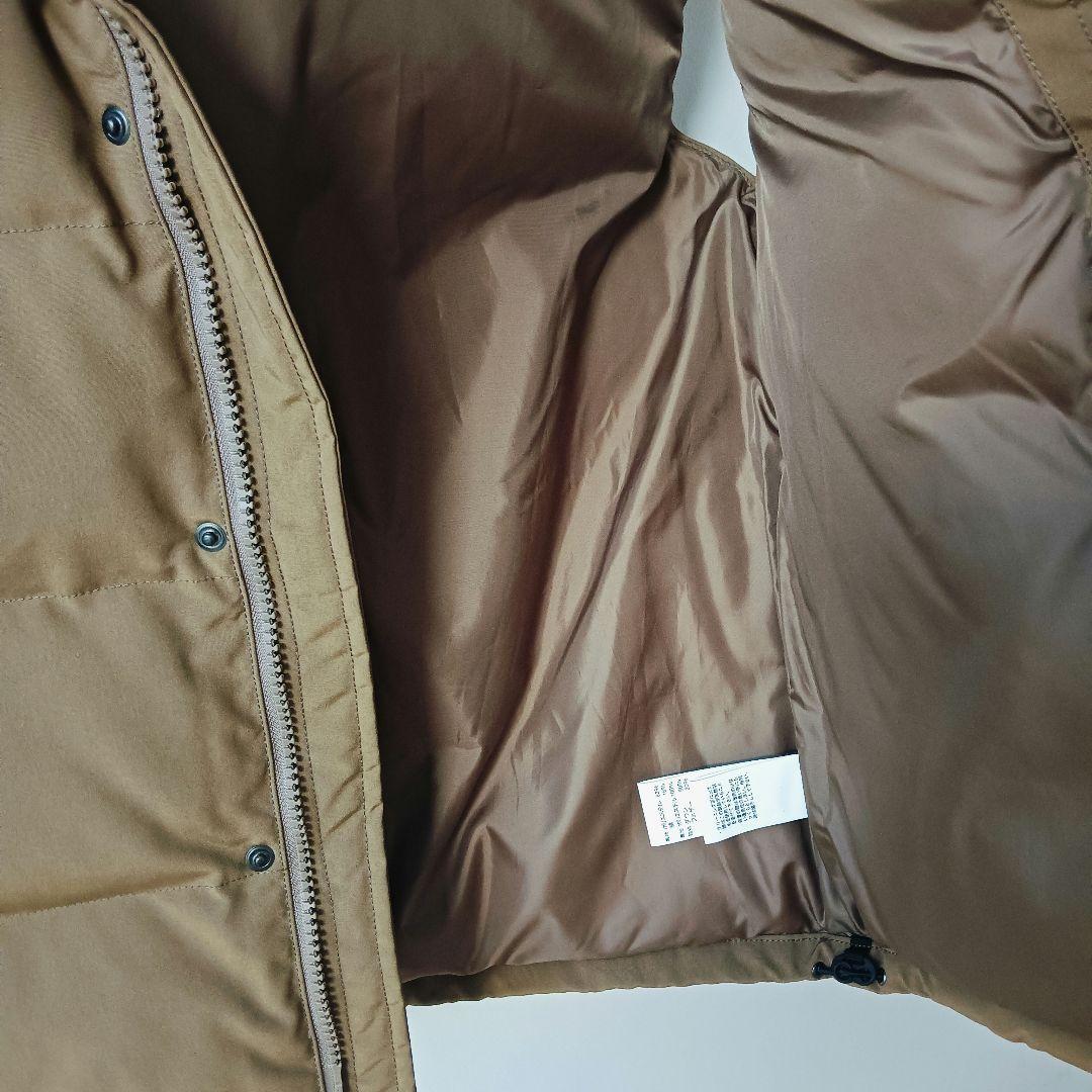 【美品】DANTON ダウンベスト キャメル ダントン メンズ 38