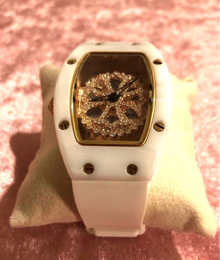 【入手困難】⭐️アンコキーヌ⭐️腕時計⭐️レクタングル⭐️ゴールドカラー⭐️