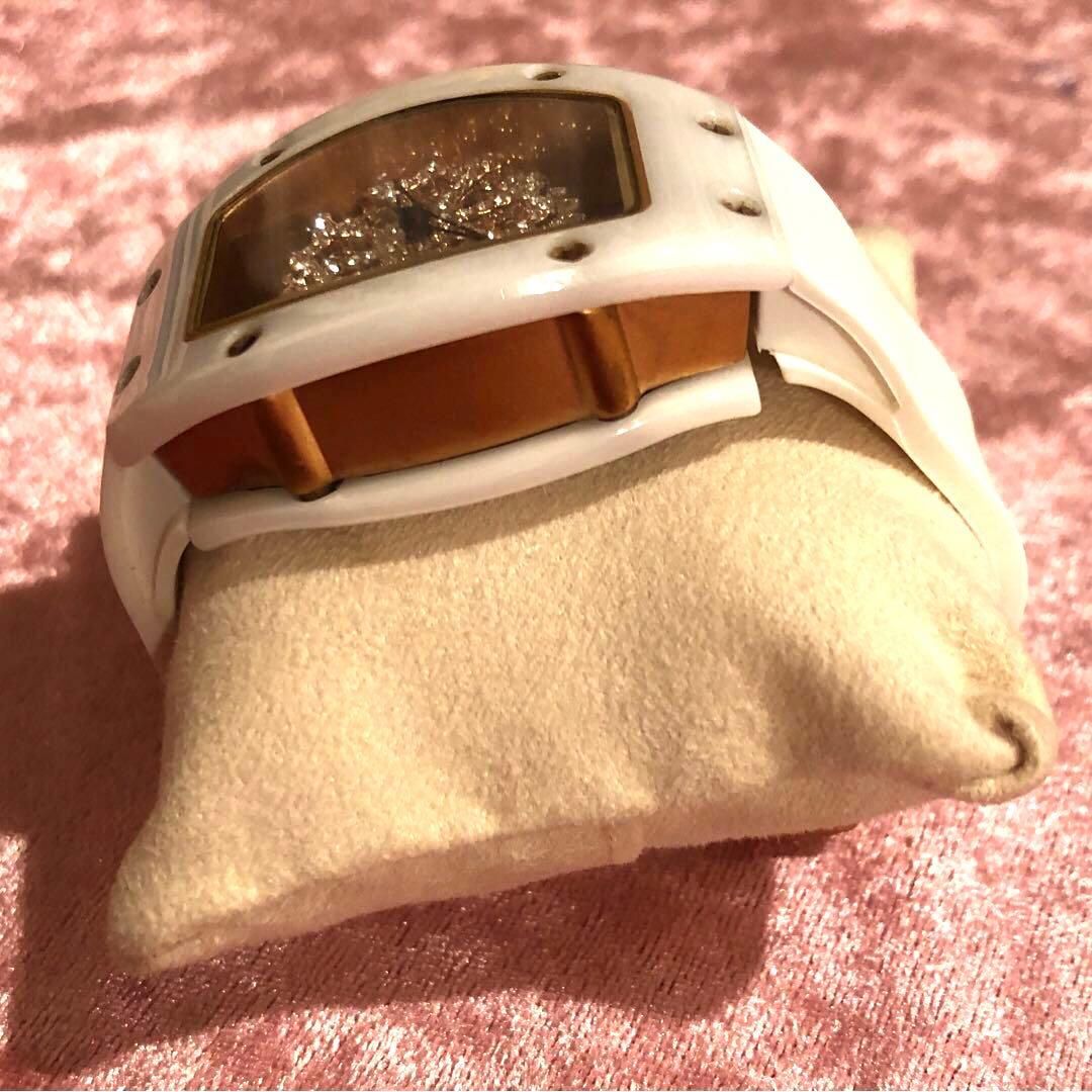 【入手困難】⭐️アンコキーヌ⭐️腕時計⭐️レクタングル⭐️ゴールドカラー⭐️