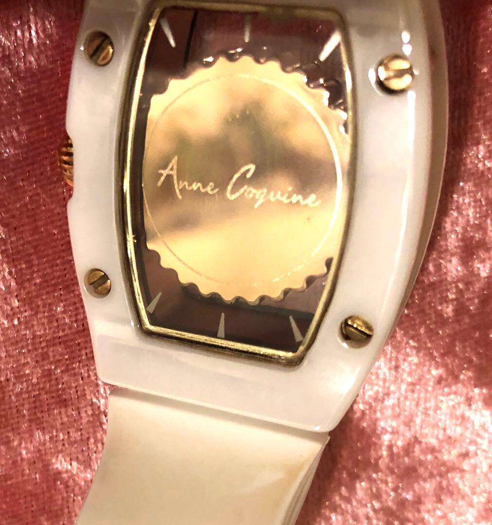 【入手困難】⭐️アンコキーヌ⭐️腕時計⭐️レクタングル⭐️ゴールドカラー⭐️