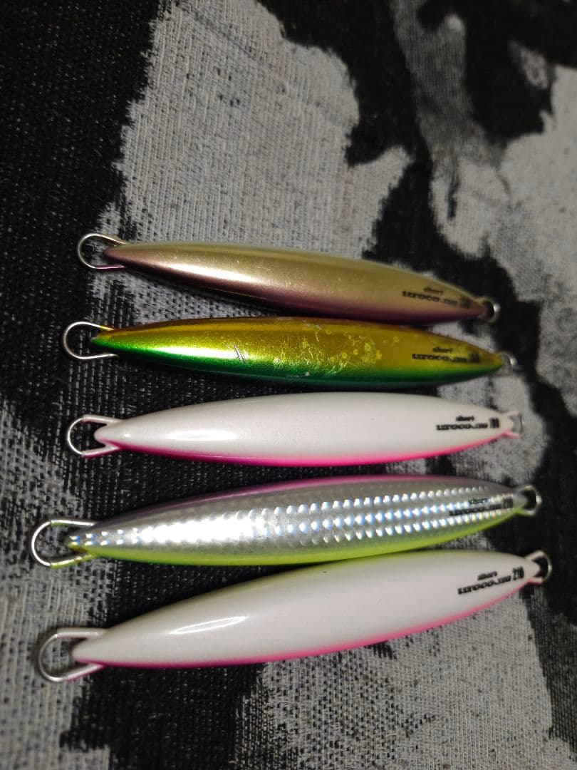 ウロコジグショート 計5本セット 限定カラー有り 150g 180g 210g