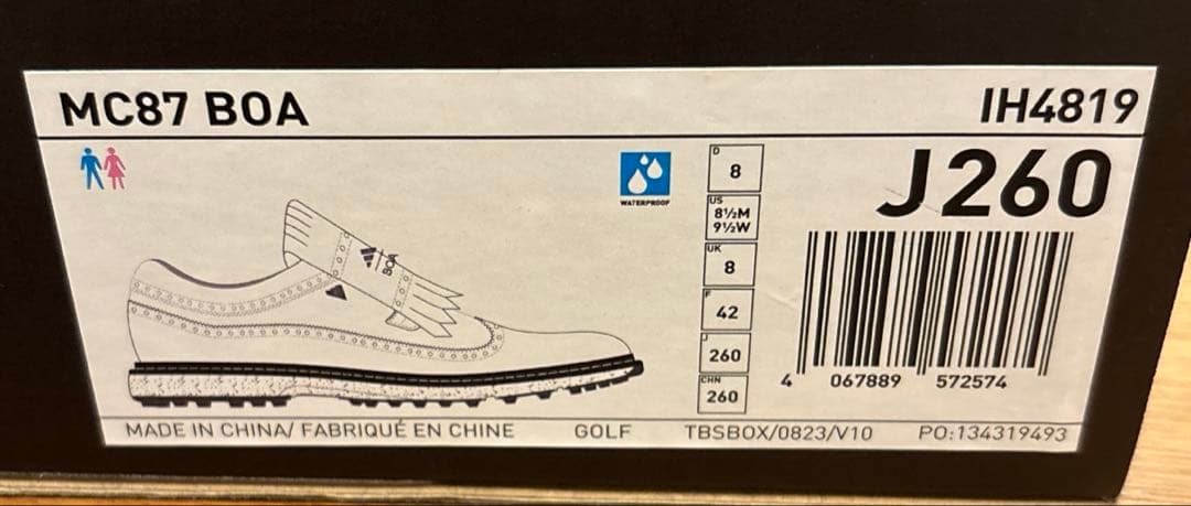 新品未使用品　adidas MC87 BOA