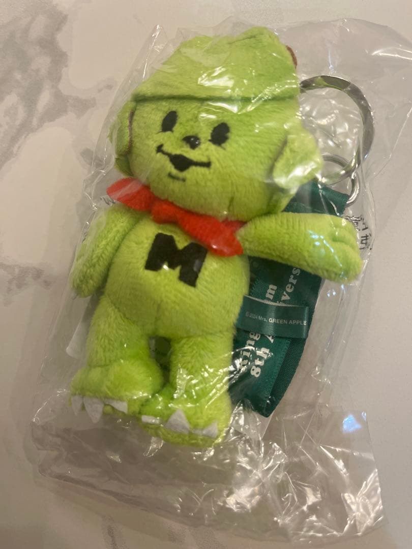 【値下げ】新品未開封　ミセスグリーンアップル　メメルぬいぐるみキーホルダー