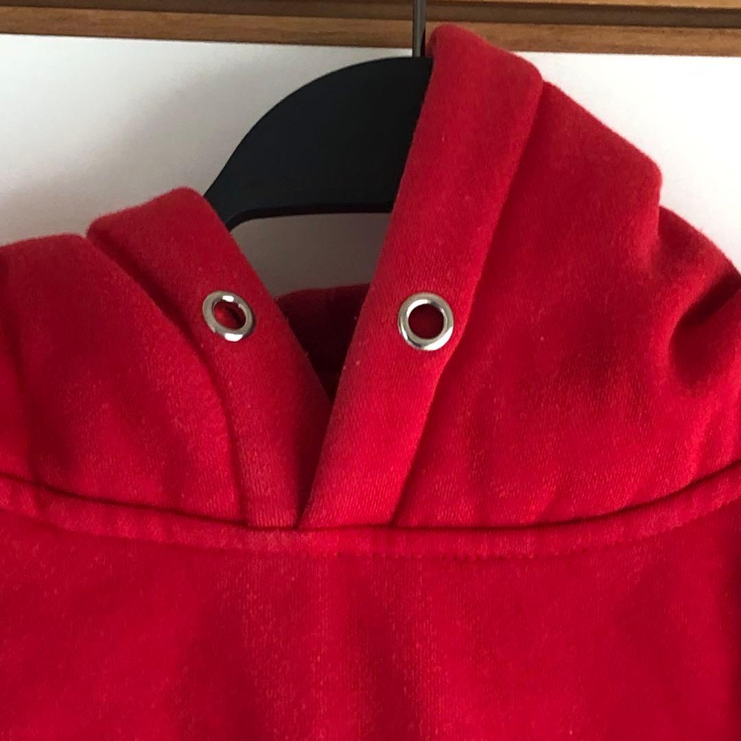 シュプリーム パーカー Lサイズ 赤