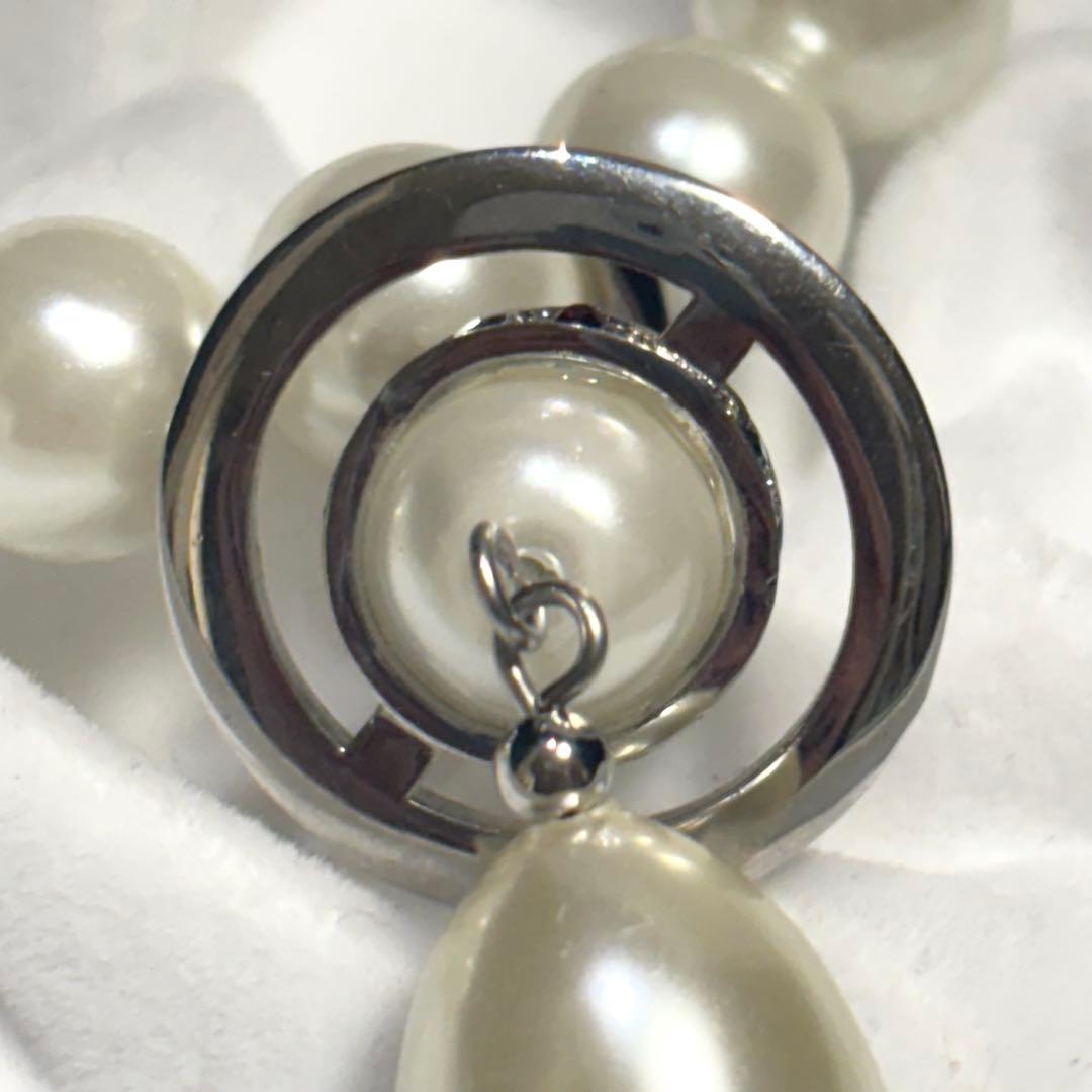 未使用級　極希少　ヴィヴィアンウエストウッド　大玉　立体　オーブパールチョーカー