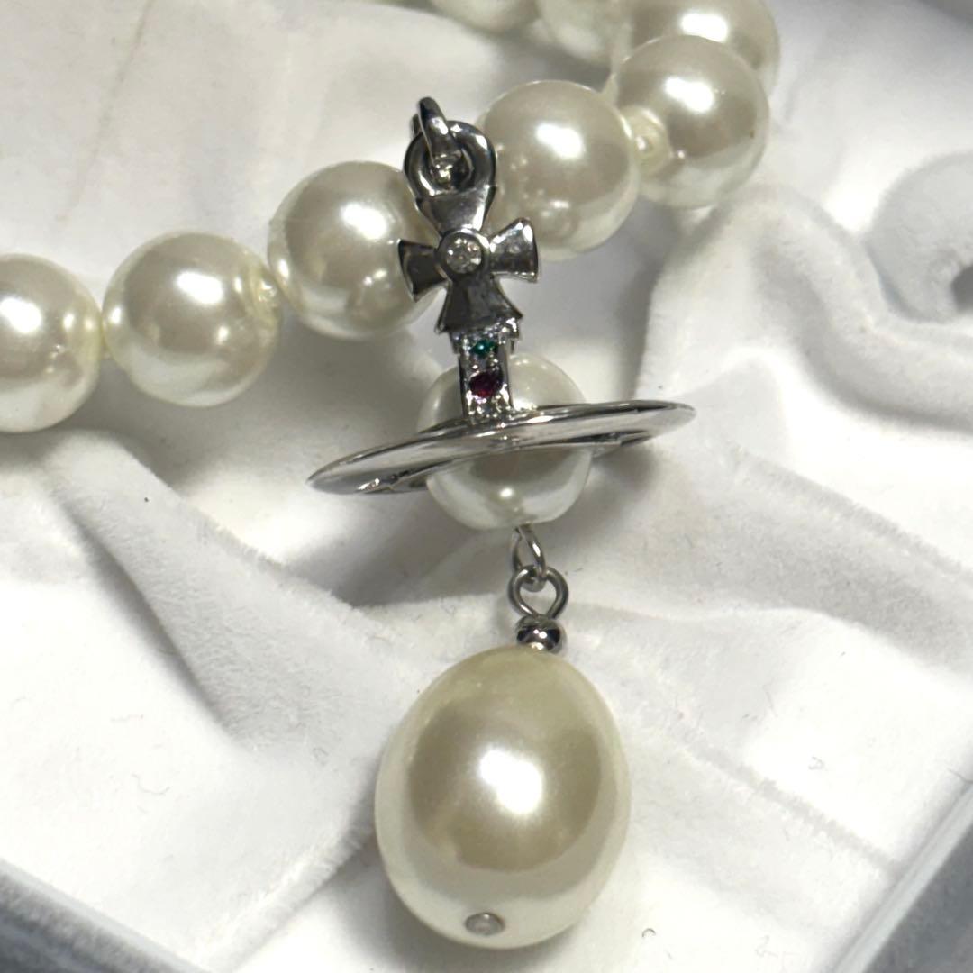 未使用級　極希少　ヴィヴィアンウエストウッド　大玉　立体　オーブパールチョーカー