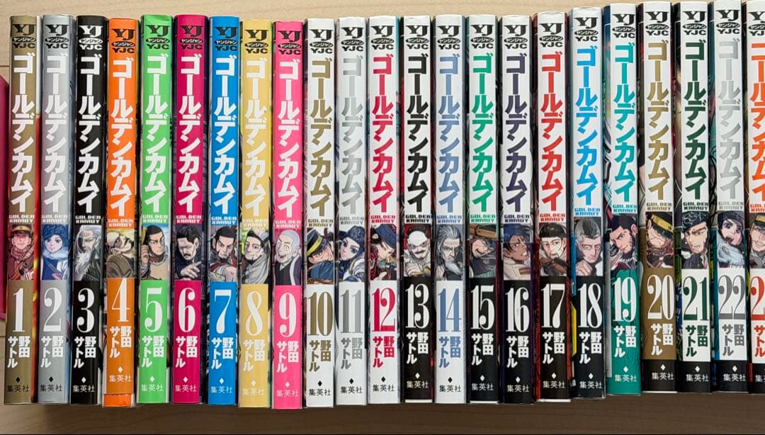 ゴールデンカムイ　全31巻 全巻セット　野田サトル　映画化　全巻初版　帯多数