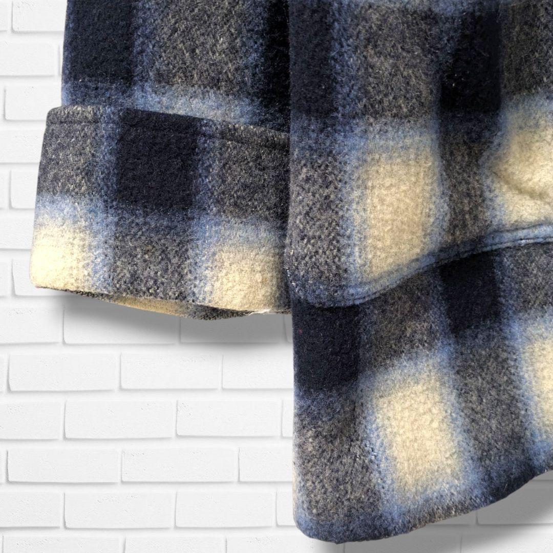 フェンディシメ オンブレチェック ジャケット オーバーサイズ M