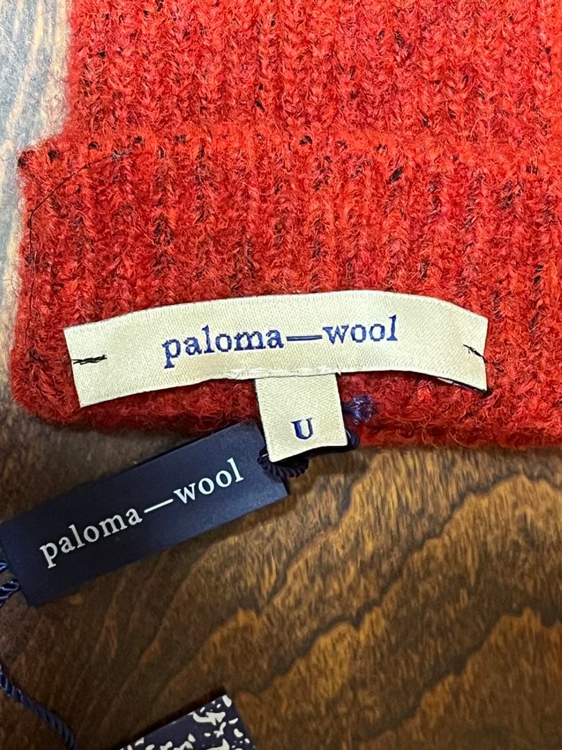 レア商品⭐︎ [Paloma Wool]新品.未使用ロングニット手袋　赤　通勤用