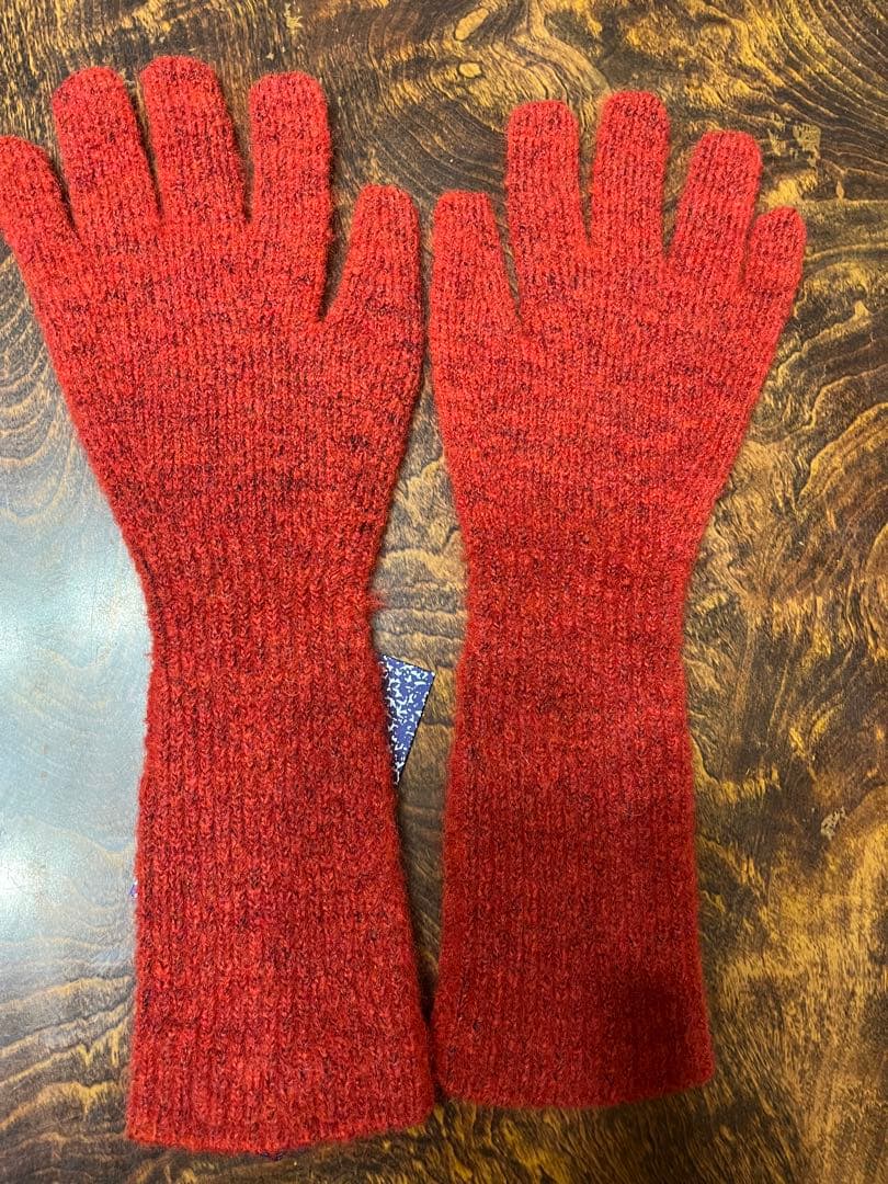 レア商品⭐︎ [Paloma Wool]新品.未使用ロングニット手袋　赤　通勤用