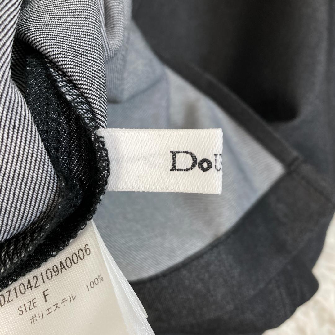 美品　DOUDOU　ドゥドゥ　JAPANデニム　タンクワンピース　ブラック　F