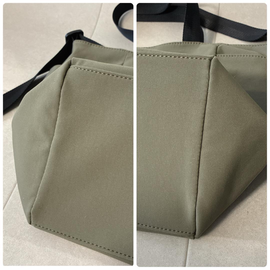 ほぼ新品 BEARDSLEY×sampo♡DogプリントBAG カーキ 2way