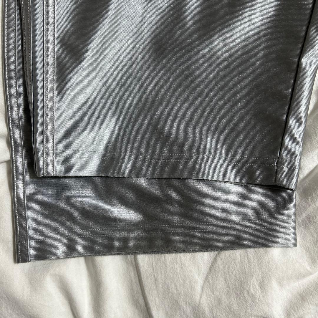 adidas シルバー ジップアップジャージ　上下 セットアップ