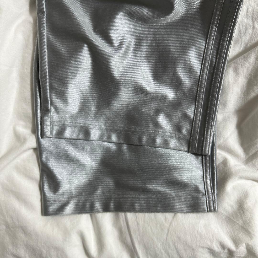 adidas シルバー ジップアップジャージ　上下 セットアップ