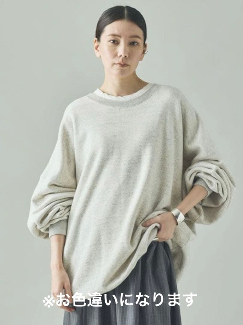 Curensology＆RC フレンチテリービッグトレーナー♢カーキ