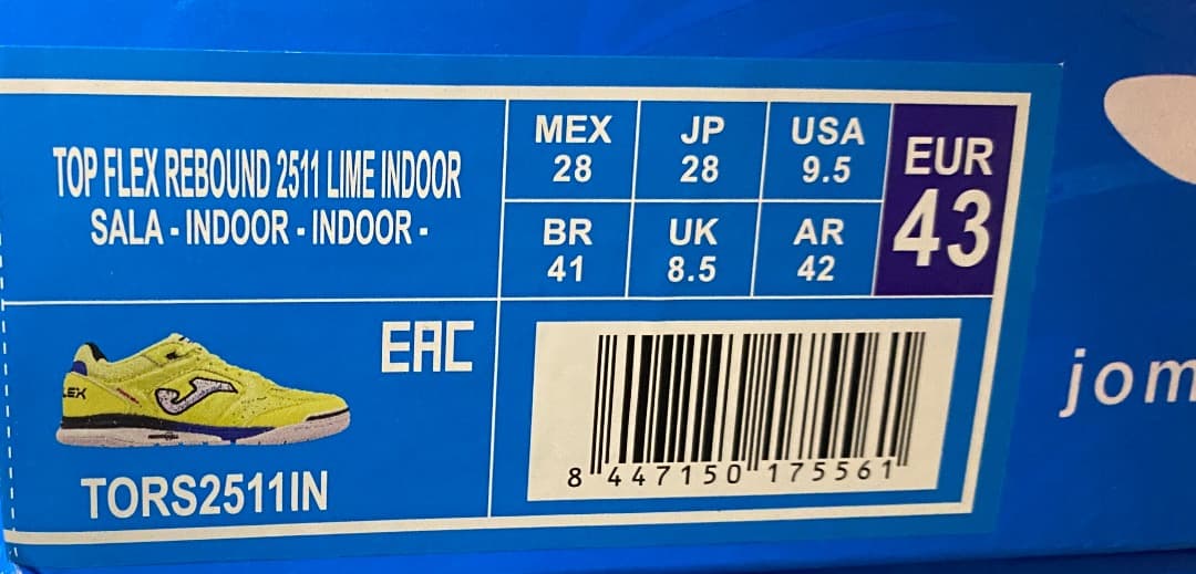 シューズ joma / TOP FLEX REBOUND 2511 LIME (28)