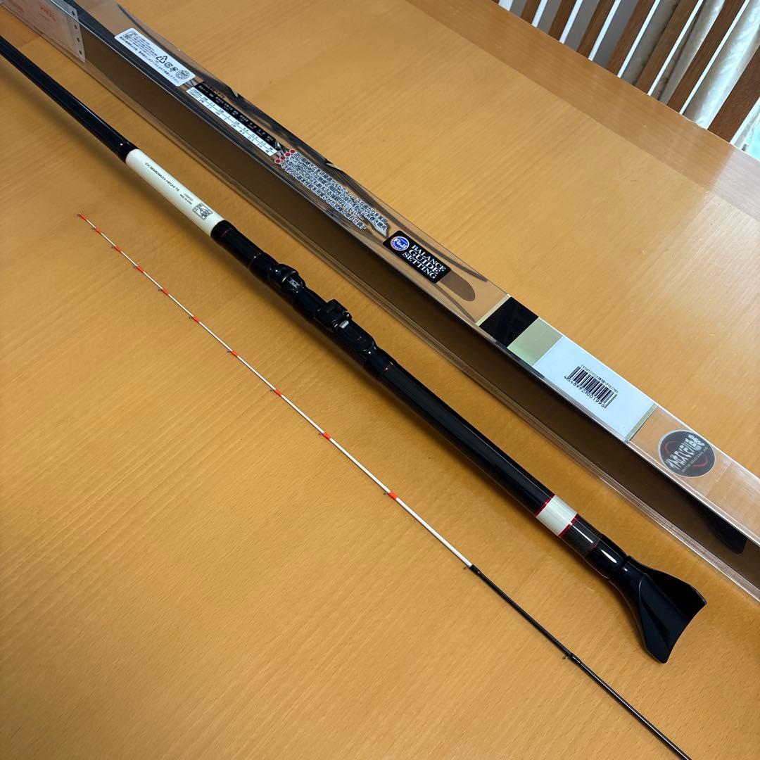 yasu ヘチ竿　チヌ竿 TE 270 ブラック/ホワイト 270cm