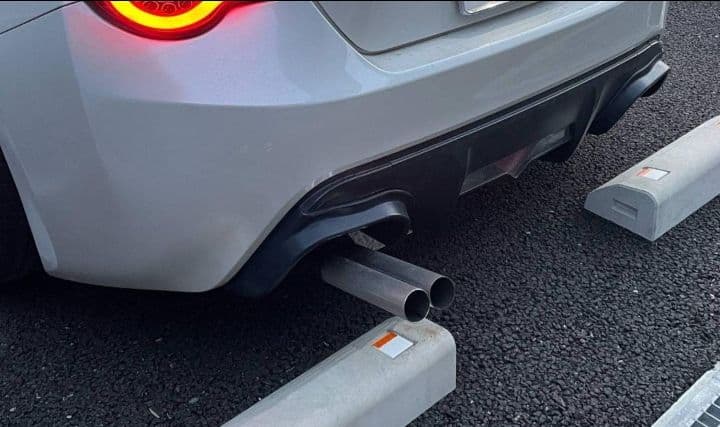 トヨタ86 ZN6 BRZ前期！オリジナルストレートデュアルマフラー　リアピース