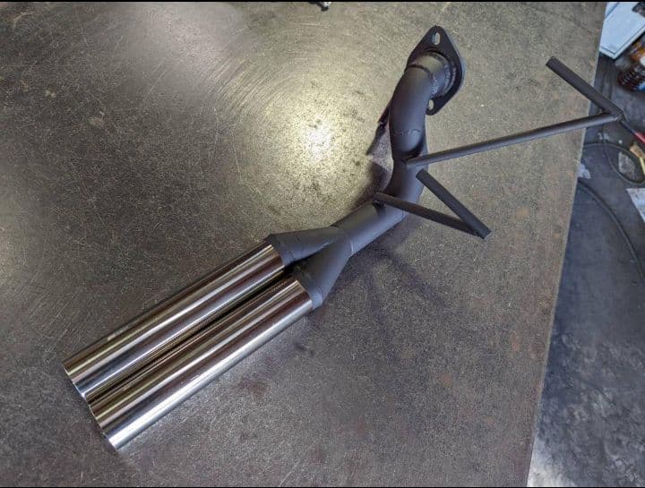 トヨタ86 ZN6 BRZ前期！オリジナルストレートデュアルマフラー　リアピース