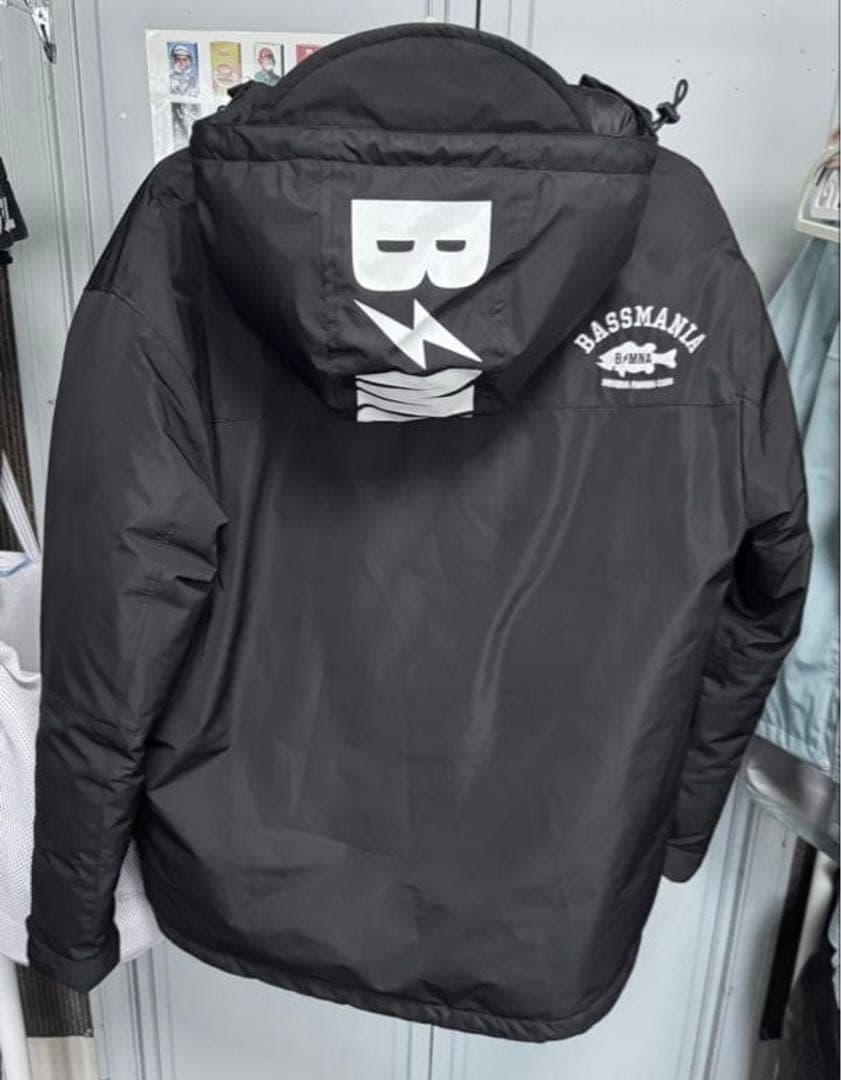 バスマニア　アーチロゴマウンテングースダウンジャケット ブラック Mサイズ