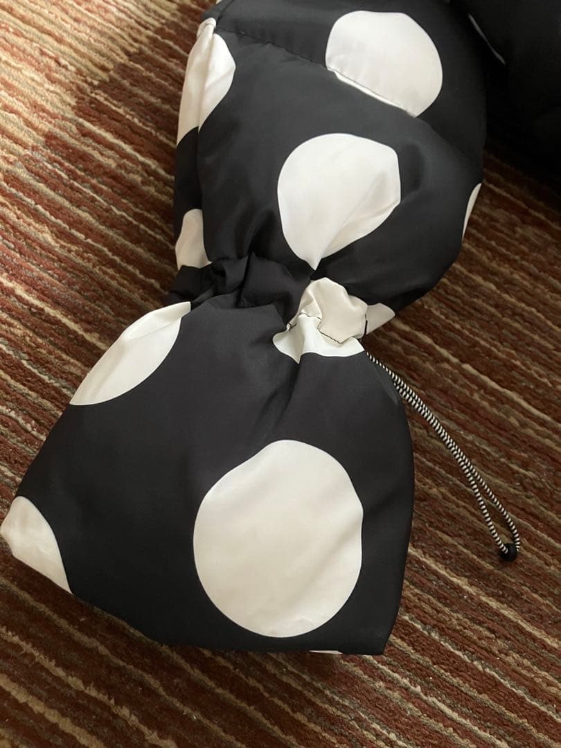 く*ま様 ⭐️美品⭐️マスターバニー ダウンジャケット ドット柄 水玉 モノトー