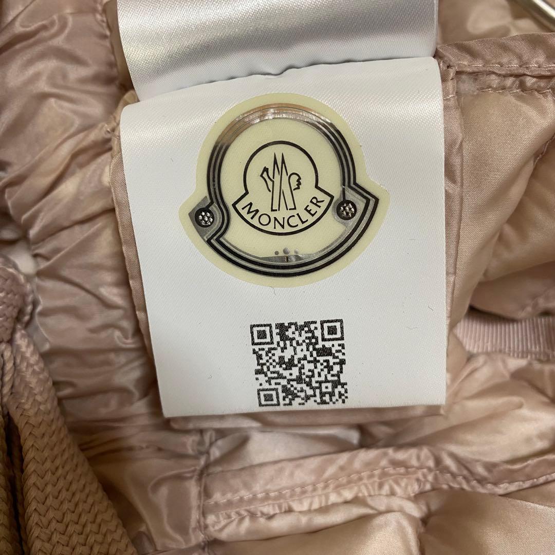 MONCLER モンクレール ダウンベスト レディース ライトピンク USED