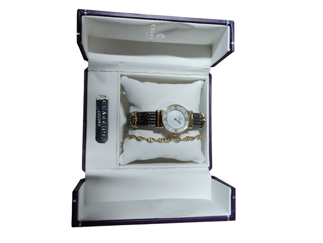 フィリップシャリオール シェル文字盤 ダイヤモンド8P