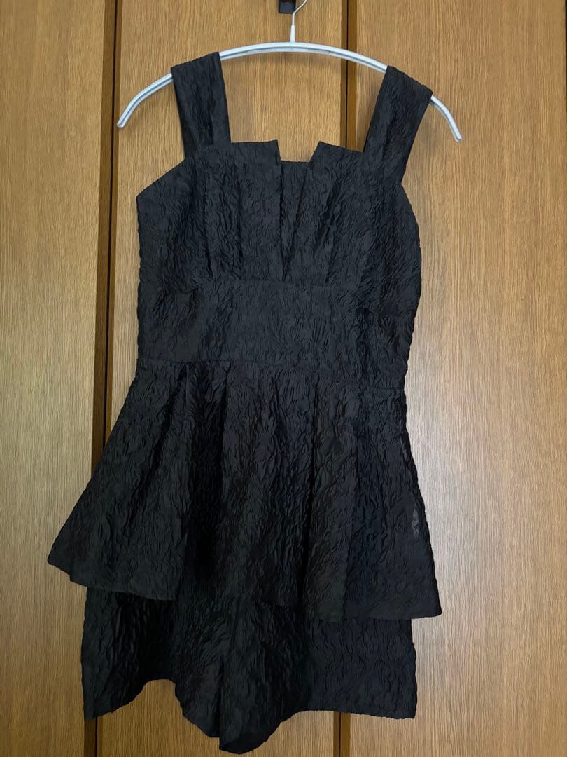 【新品未使用】エムミーエメ　puffyジャガードショートロンパース