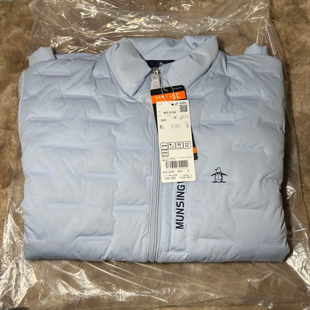 マンシングウェア ブルゾンストレッチ 撥水 防風 ヒートナビ 軽量 ゴルフ