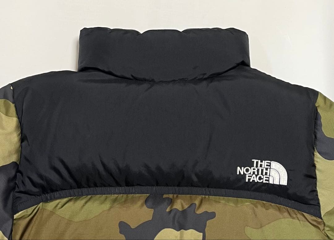 ノースフェイス キッズ ノベルティー ヌプシジャケット ダウン 迷彩 120