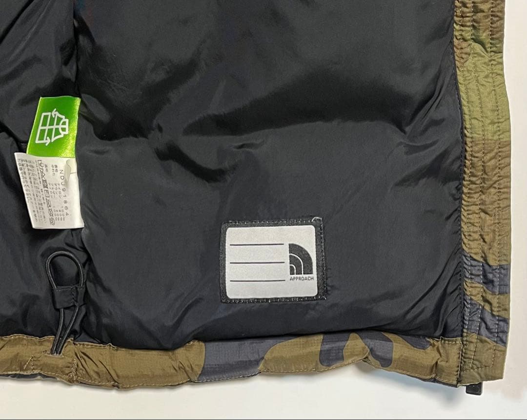 ノースフェイス キッズ ノベルティー ヌプシジャケット ダウン 迷彩 120